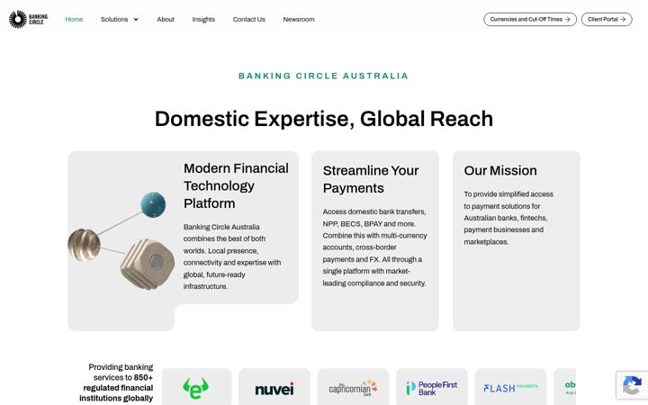 Snímek obrazovky bcpayments.com.au