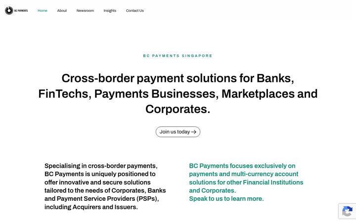 Screenshot of bcpayments.com.sg