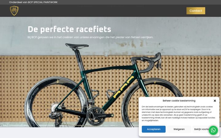 Screenshot of bcpbicycle.nl