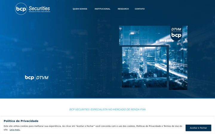 Screenshot of bcpdtvm.com.br