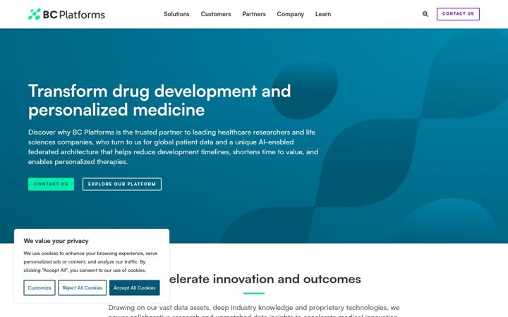 Screenshot of bcplatforms.com