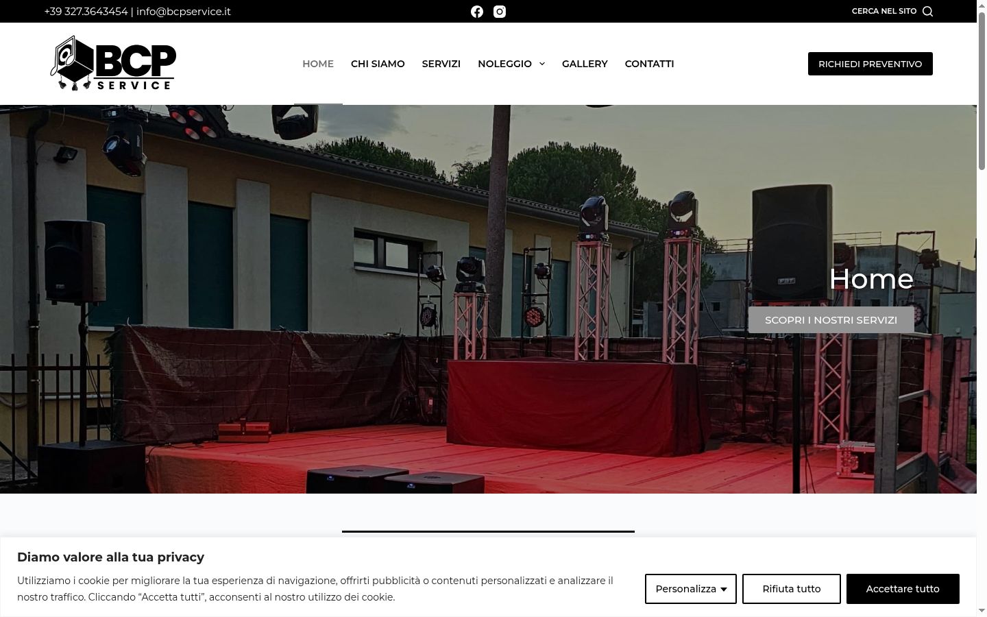 Screenshot tal-banner tal-kunsens muri qabel kwalunkwe interazzjoni