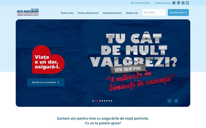 Screenshot of bcrasigviata.ro