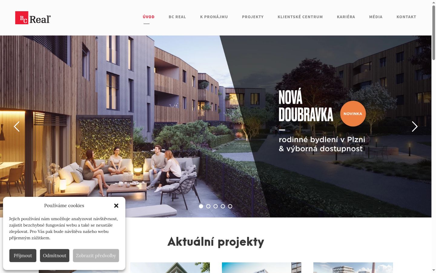 Sutikimo reklamjuostės, rodytos prieš bet kokią sąveiką, ekrano kopija