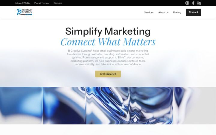 Screenshot of bcreativesystems.com