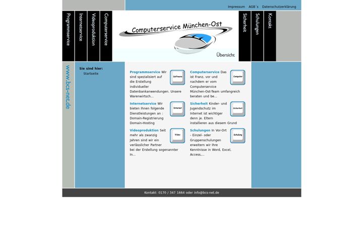 Screenshot of bcs-net.de