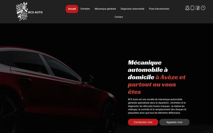 Screenshot of bcsauto.fr