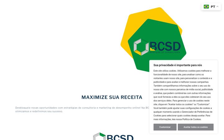 Screenshot of bcsd.com.br