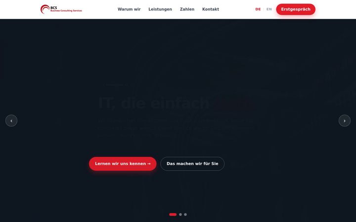 Screenshot of bcsgroup.at