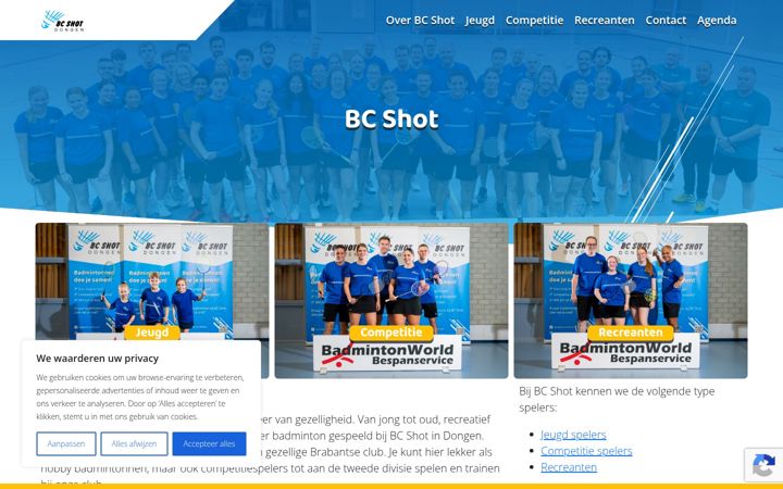 Screenshot of bcshot.com