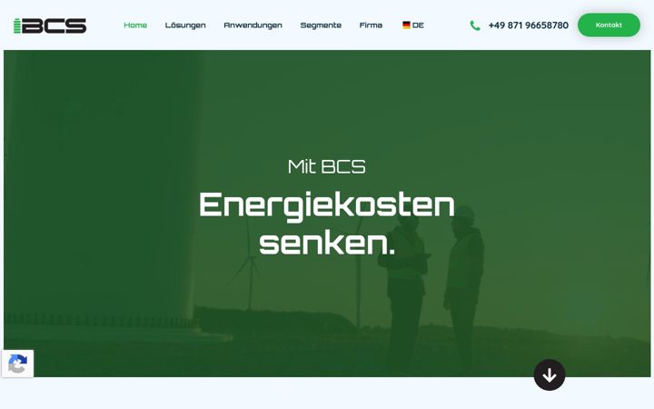 Zrzut ekranu bcssolutions.de
