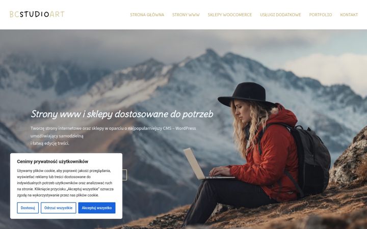 Screenshot of bcstudioart.pl