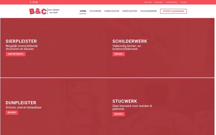 Screenshot of bcstukadoors.com