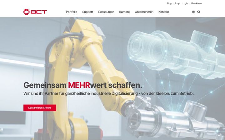 Screenshot of bct-technology.com
