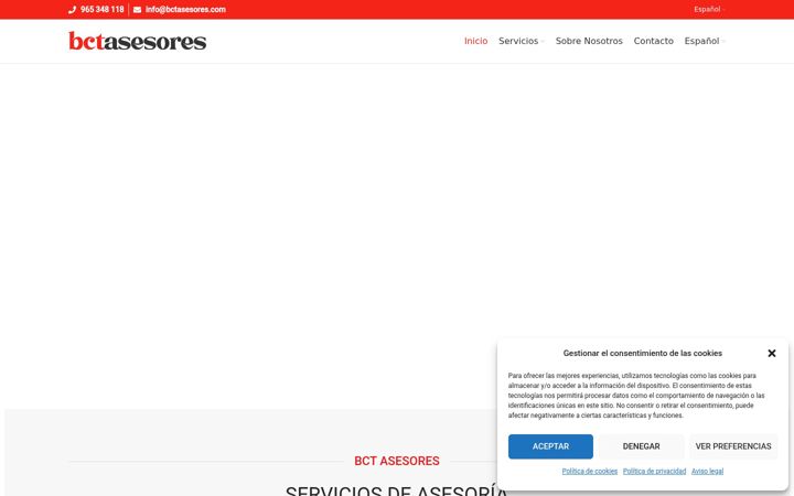 Screenshot of bctasesores.com