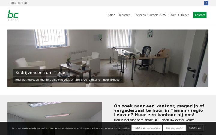 Screenshot of bctienen.be