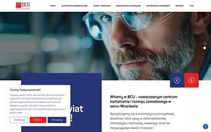 Kuvakaappaus sivustosta bcu-automatyka.pl