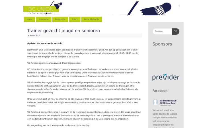 Screenshot of bcuniongoor.nl