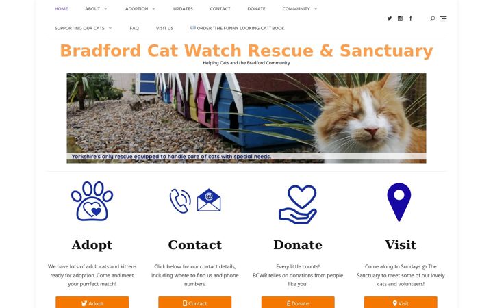 Screenshot of bcwr-kittens.co.uk