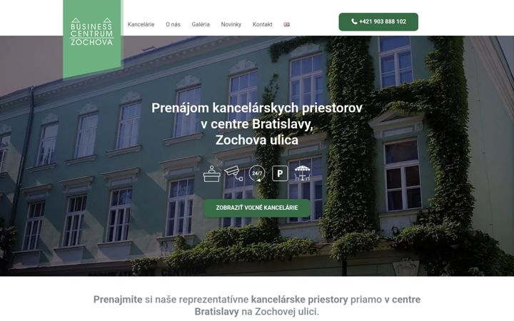 Screenshot of bczochova.sk