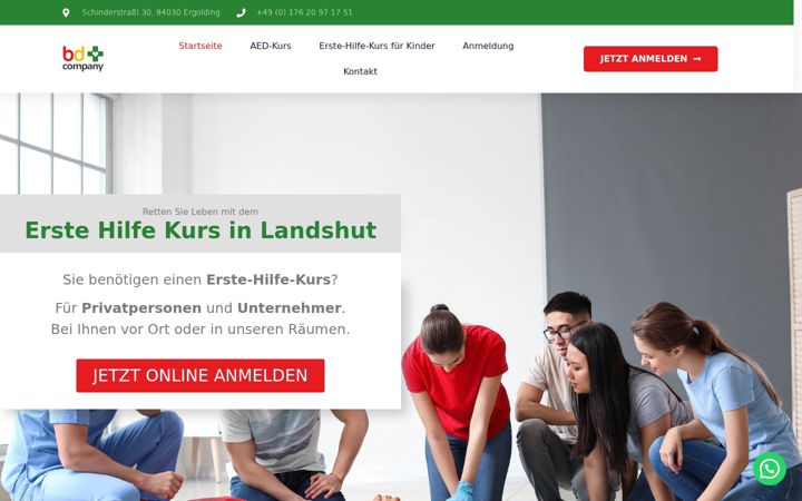 Screenshot of bd-company.de