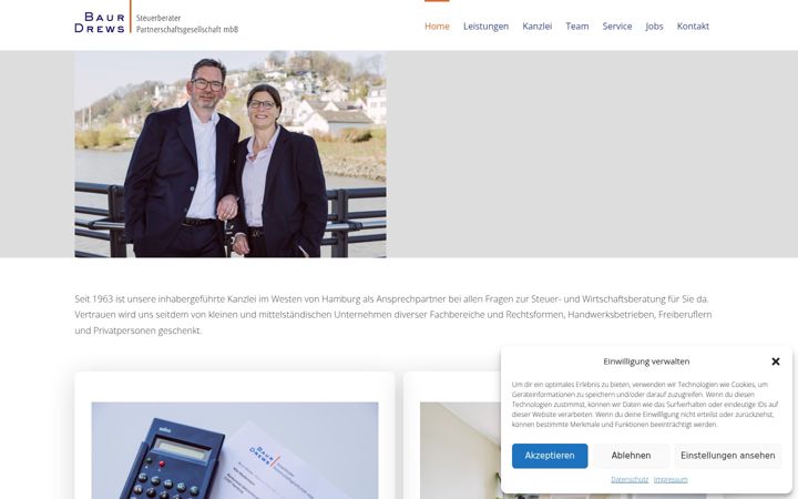 Screenshot of bd-partner.de