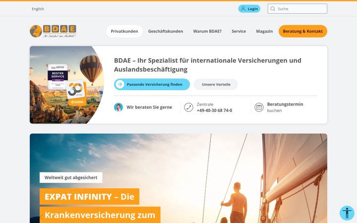 Screenshot of bdae.com