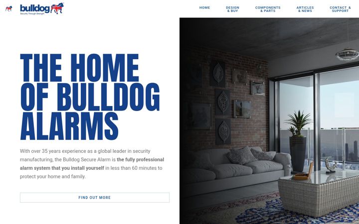 Screenshot of bdalarm.com