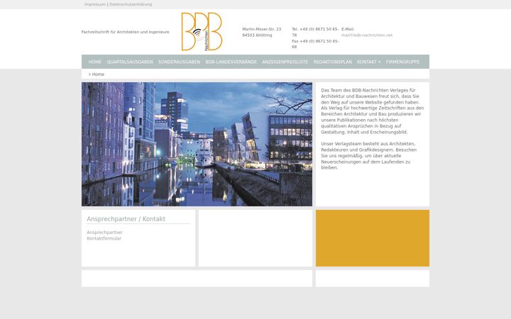 Screenshot of bdb-nachrichten.net