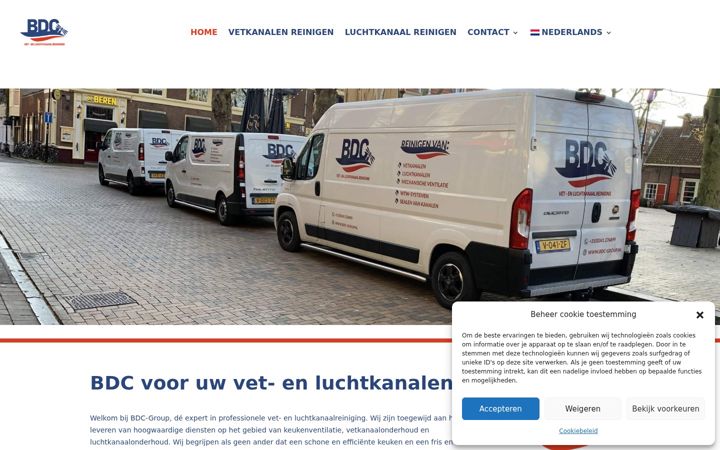 Screenshot of bdc-group.nl