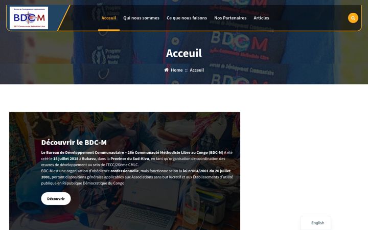 Screenshot of bdc-m.org