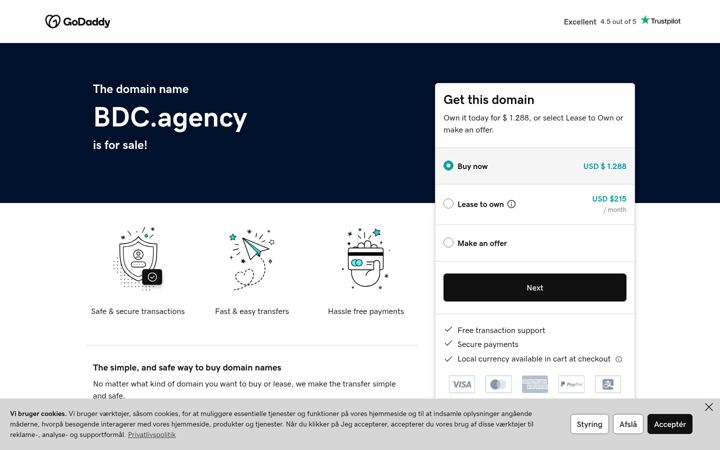 Screenshot of bdc.agency