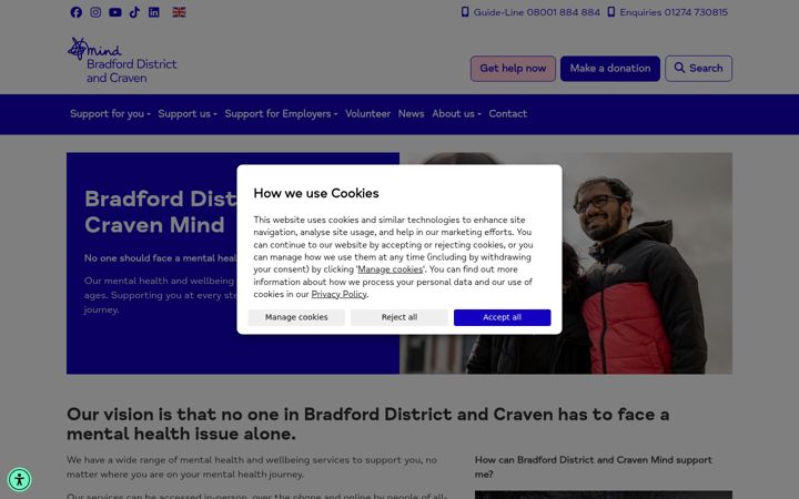 Screenshot of bdcmind.org.uk