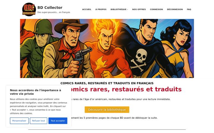 Screenshot of bdcollector.fr