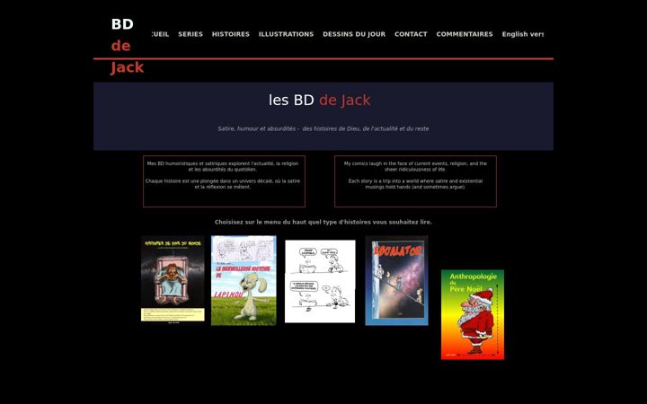 Screenshot of bddejack.com