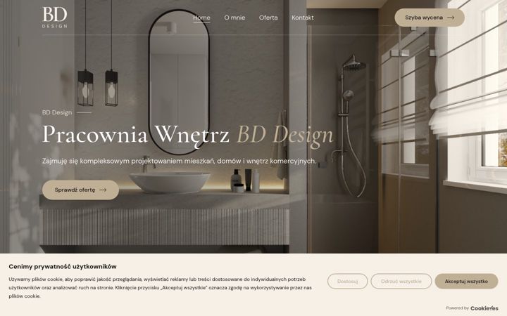 Screenshot of bddesign.com.pl