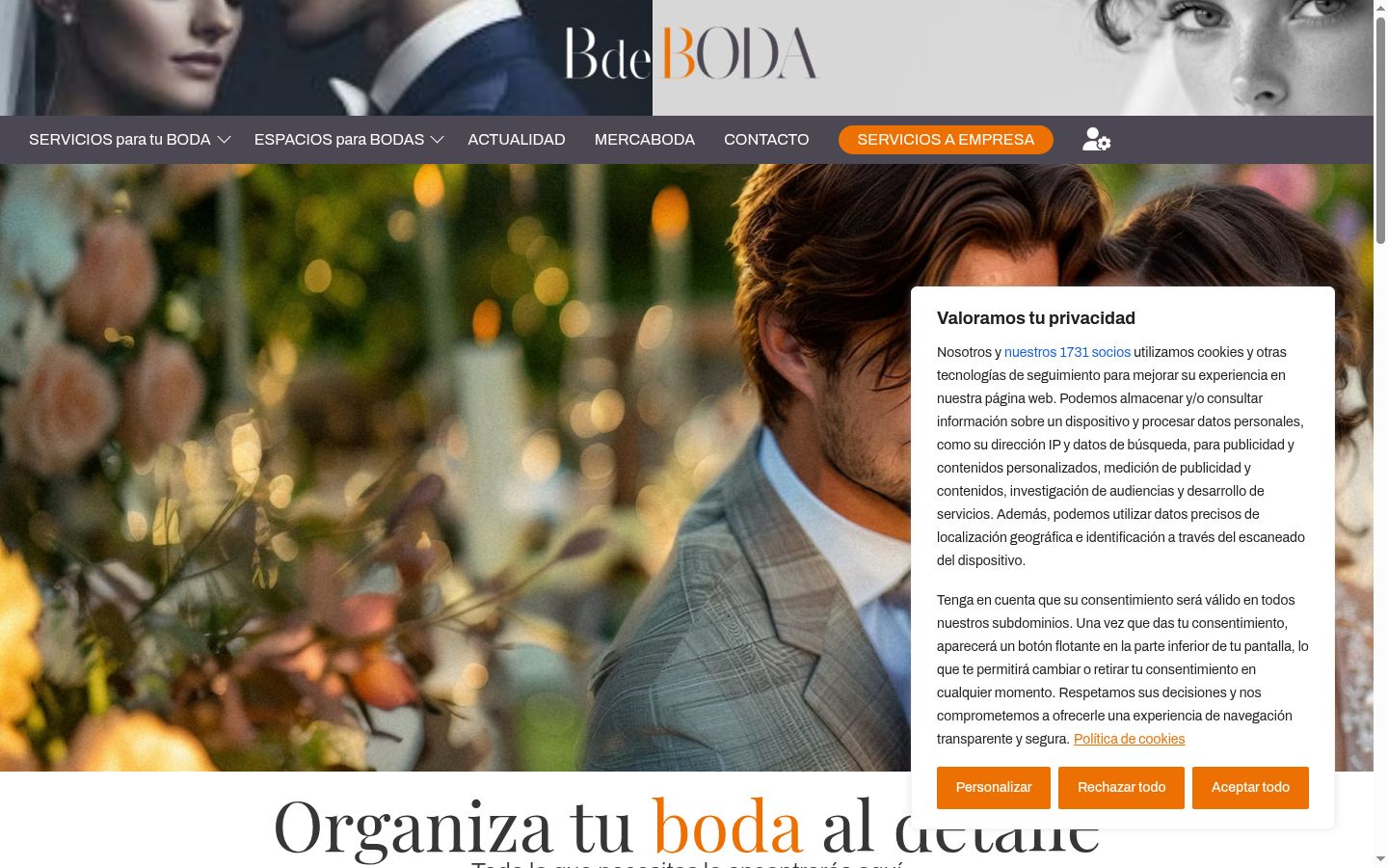 Screenshot tal-banner tal-kunsens muri qabel kwalunkwe interazzjoni