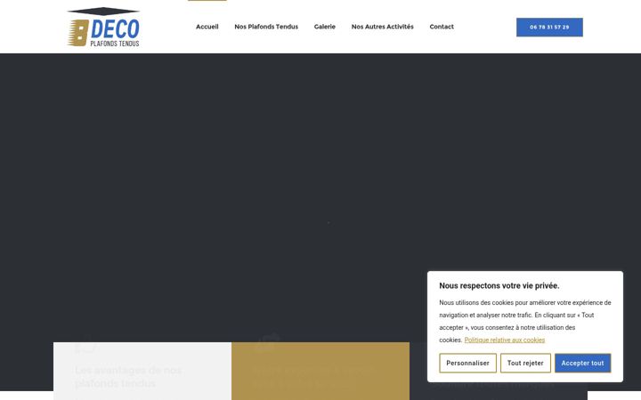 Screenshot stránky bdeco-plafonds-tendus.fr