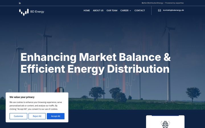 Screenshot of bdenergy.dk