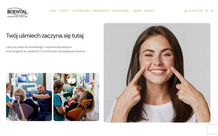Екранна снимка на bdental.pl