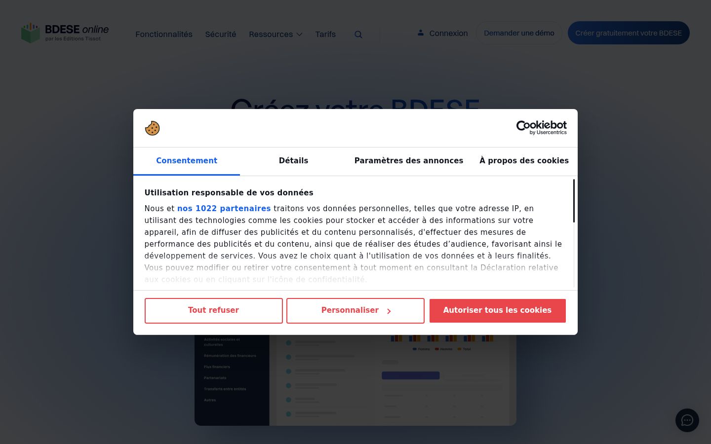Snímek obrazovky baneru souhlasu zobrazeného před jakoukoli interakcí