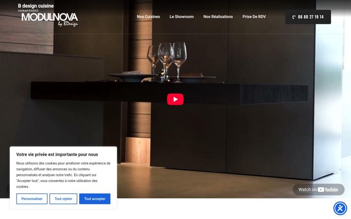 Screenshot of bdesign-cuisine.fr