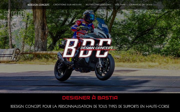 Screenshot of bdesignconcept.fr