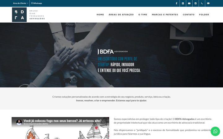 Captura de ecrã de bdfa.com.br