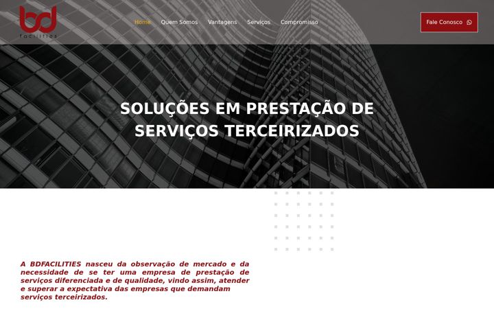 Screenshot του bdfacilities.com.br