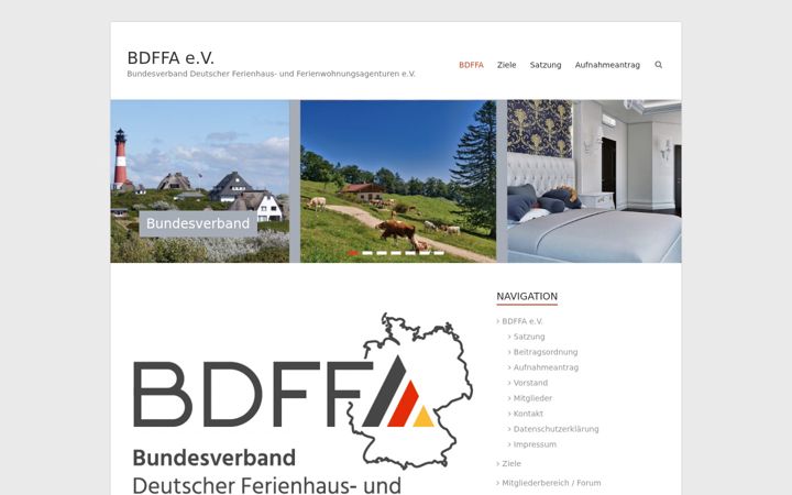 Screenshot of bdffa.de