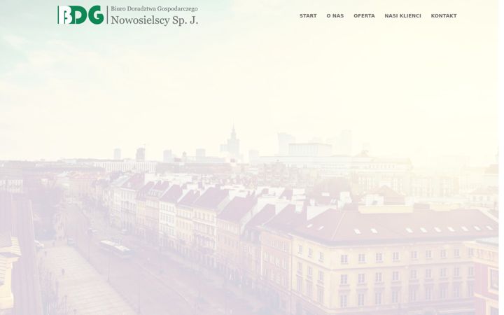 Екранна снимка на bdgnowosielscy.com.pl