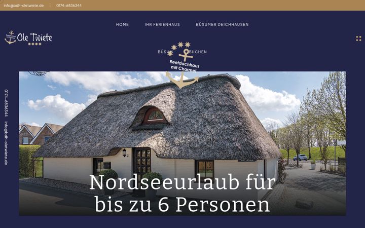 Screenshot of bdh-oletwiete.de
