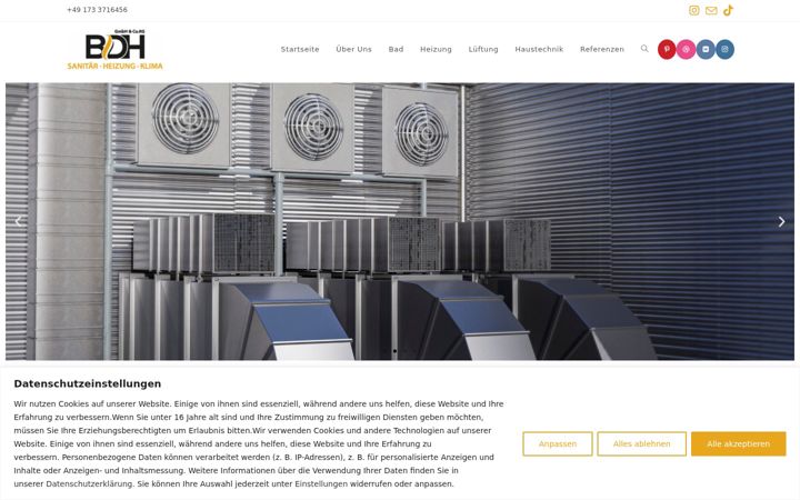 Screenshot of bdh-technik.de