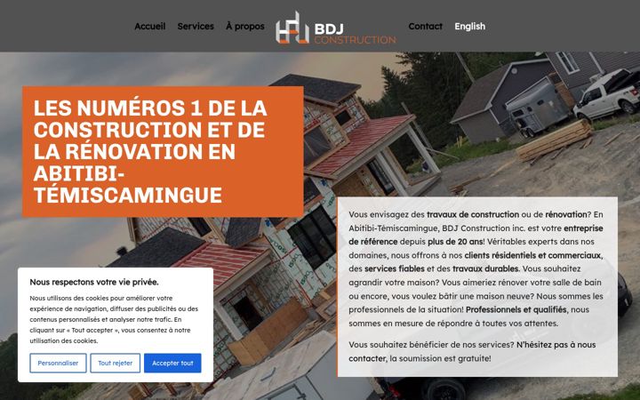 Screenshot of bdjconstruction.ca